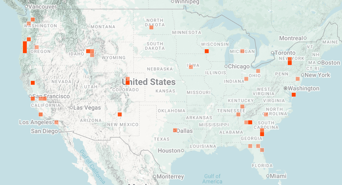 To date, over 160 students participating in Myco-Ed have made more than 800 observations on iNaturalist. Nearly 300 species have been identified since Fall 2024. (Map from the Myco-Ed Fungal Genomics Education Project on iNaturalist)
