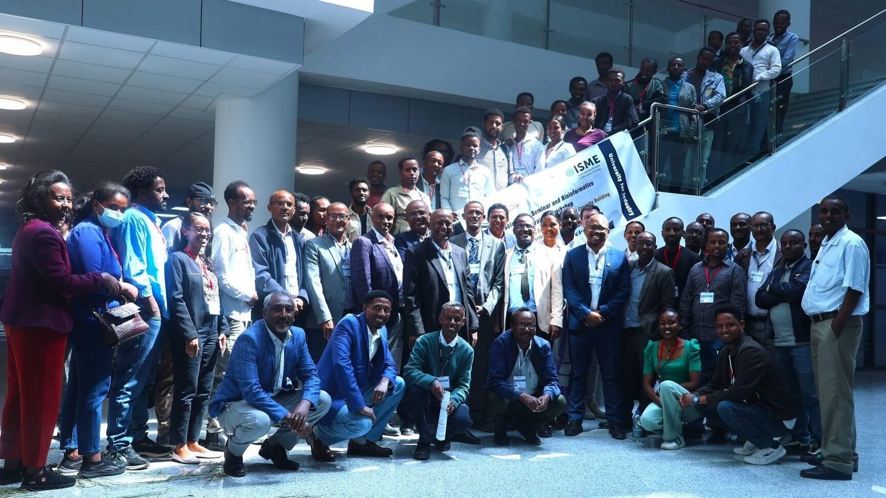 Instructors and participants at the November training event sponsored by ISME and AMI.